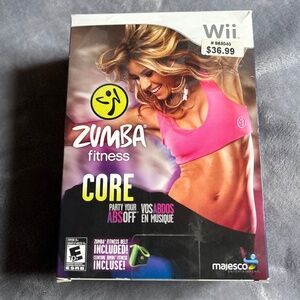 New Wii Zumba Fitness Core (Box Sealed)